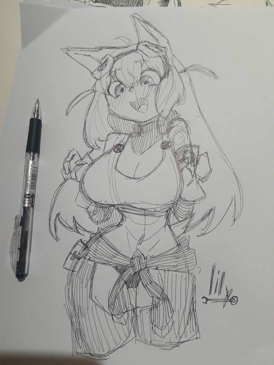 Was bored so i did some youtuber fanart. Heres lily from @Lost_Pause_ #sketch