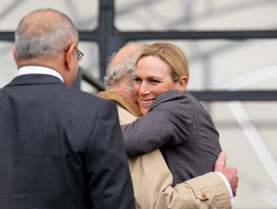 The King and his niece, Zara Tindall. Royal Windsor Horse Show.