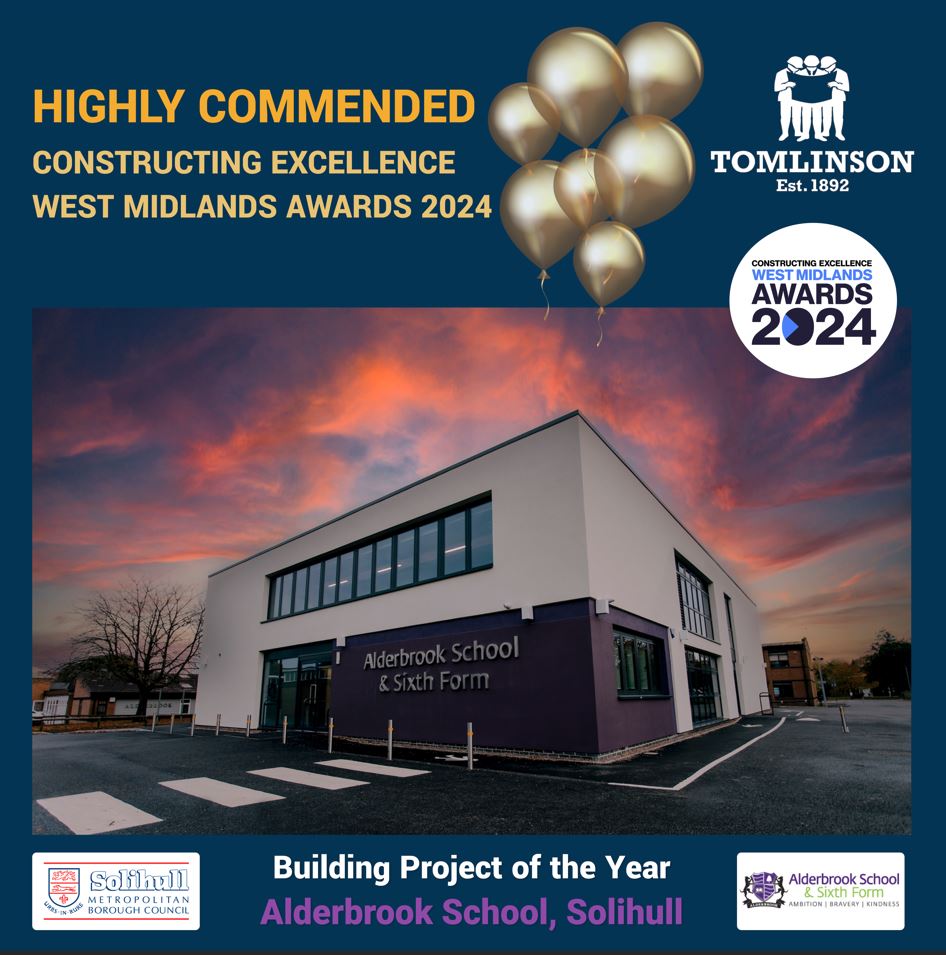 Highly Commended! 🏆

We are delighted to announce that the @AlderbrookSch, Annette Scott Building has been #HighlyCommended in the Building Project of the Year at the @cemidlands #Awards 2024.

@SolihullCouncil #AlderbrookSchool #WestMidlands #BuildingProjectoftheYear #Solihull