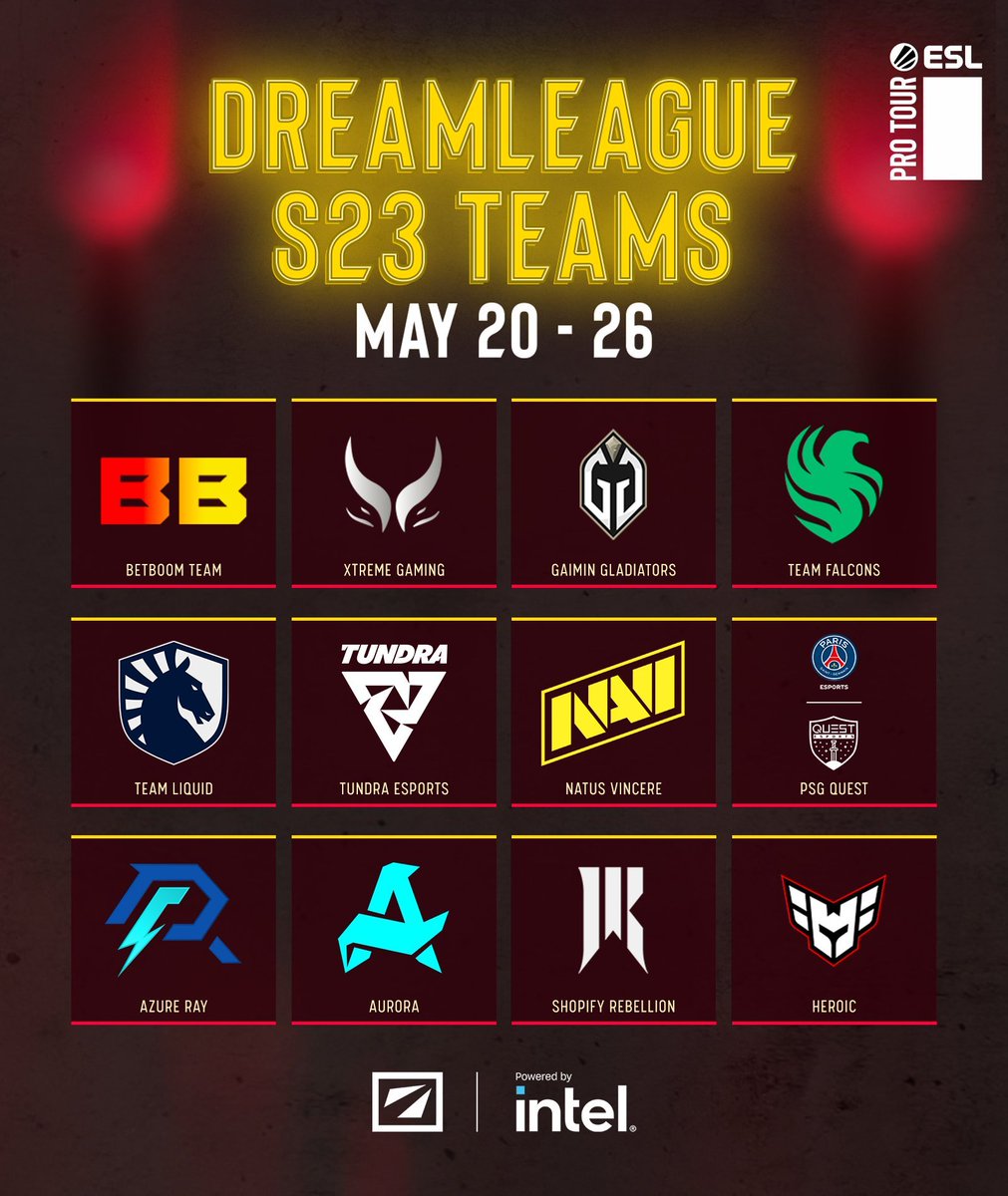 We've got MORE Dota coming your way later this month! #DreamLeague Season 23 runs from May 20th - 26th, and will see 12 teams fight it out for $1,000,000! This will also be the LAST chance for teams to earn EPT Points to qualify directly to the #EsportsWorldCup! 😱