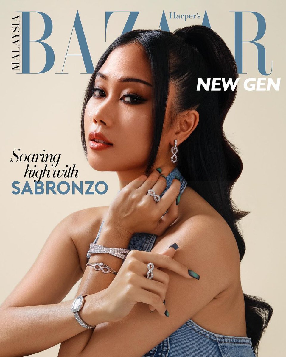 📸: Sabronzo of @dollaofficialMY stuns on the cover of Harper's Bazaar Malaysia