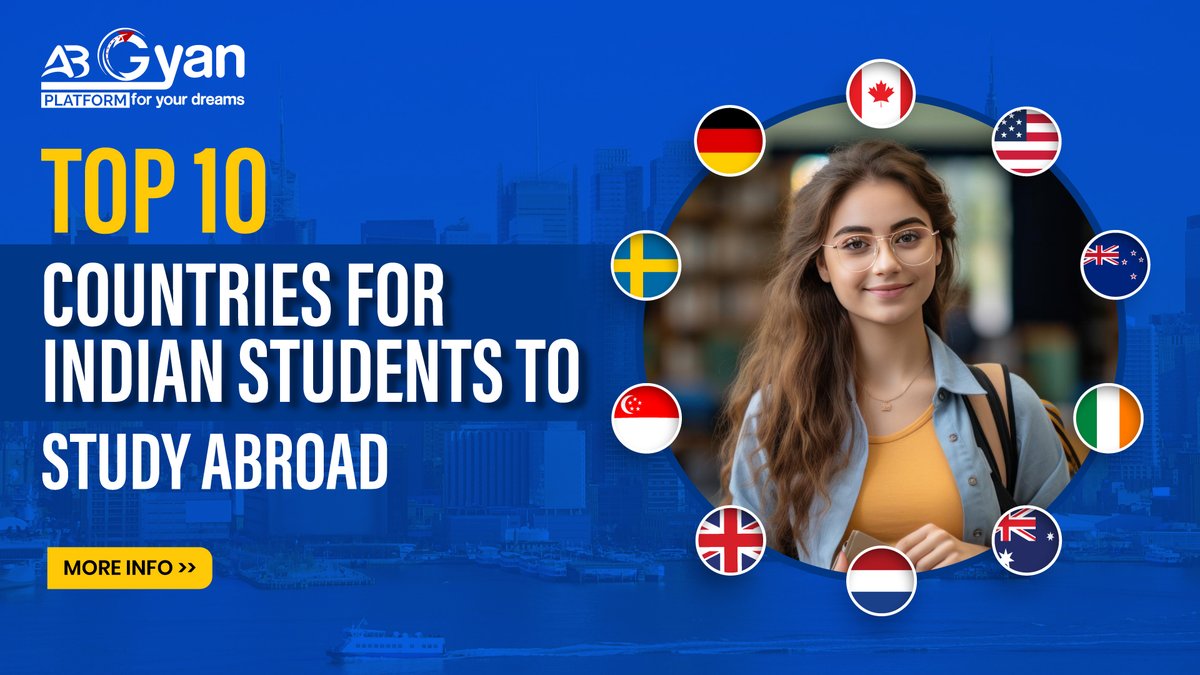 Discover the top study destinations for Indian students in 2024! Check out our blog for the ultimate guide to studying abroad. 🌍🎓

#studyabroadconsultants #studyinuk #studyabroad #abroad #abroadeducation #ABGYAN

𝑅𝑒𝑎𝑑 𝑜𝑢𝑟 𝐿𝑎𝑡𝑒𝑠𝑡 𝐵𝑙𝑜𝑔:  abgyan.com/blog/top-count…