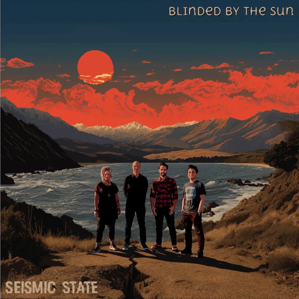 New Zealand based Rock band Seismic State have debuted their 'Blinded By The Sun' single. Listen now at ftdmusic.com/2024/05/seismi…