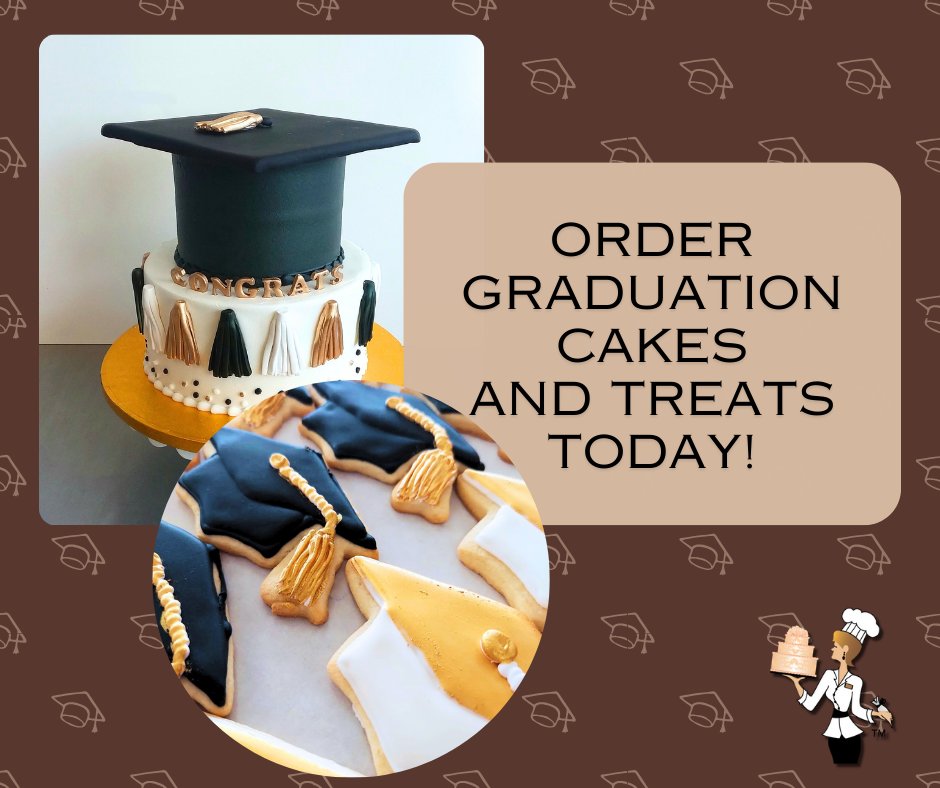 🎓🍰 Order your custom graduation cakes today and make your grad's milestone moment even sweeter.  

#GraduationCakes #SweetSuccess #classof2024 #graduationseason