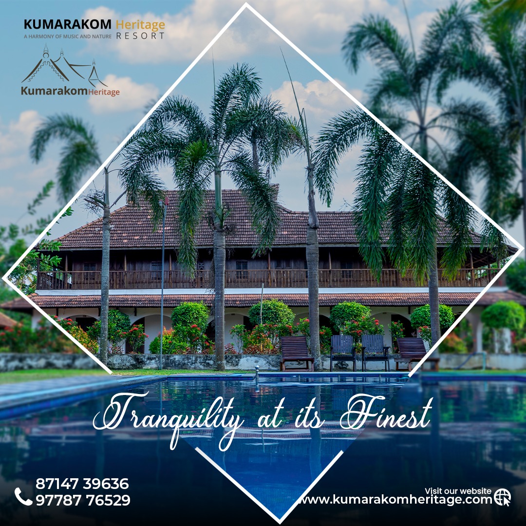 Find your bliss at Kumarakom Heritage Resort.
Kumarakom Heritage Resort
kumarakomheritage.com
+91 8714739636
+91 9778776529
#alleppey #resort #travel #Kumarakom #heritageresort #vacation #hotel #keralatourism #godsowncountry #travelgram #photography #instatravel #holiday