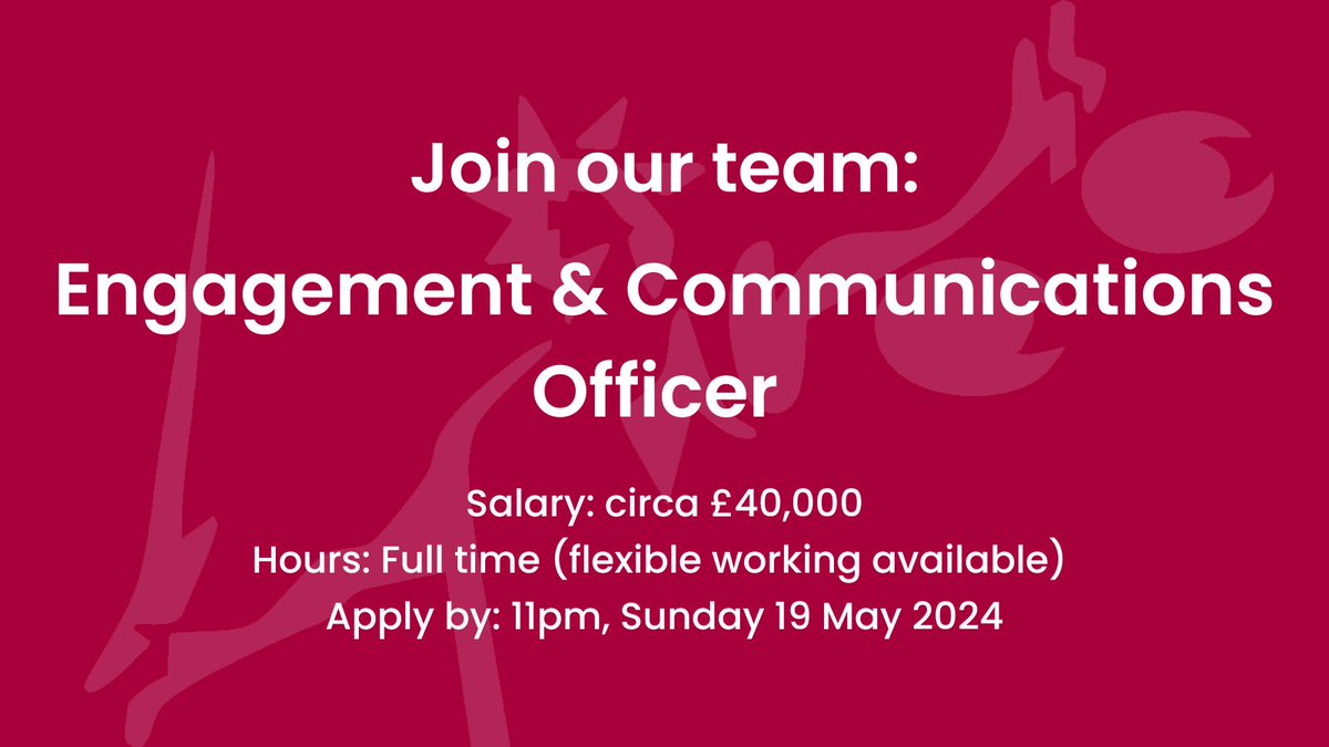 We're hiring an Engagement & Comms Officer. If you're passionate about creating a fairer justice system through impactful events, engaging member outreach & powerful comms, please apply!

justice.org.uk/about-us/vacan… #commsjobs #charityjobs #eventsjobs