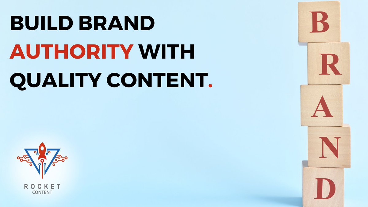 **Establishing Brand Authority** - Set your brand apart in technical sectors with high-quality content from Rocket Content. ow.ly/hup550Qxfuv #BrandAuthority #QualityContent