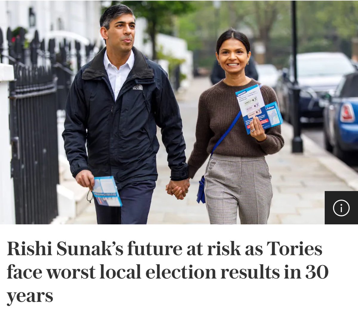 At risk? He should never have been subversively imposed on the party by the Westminster Remainer Tory Blob. They were warned and in their arrogance they ignored the party members who have always been proven to be correct regarding elections.