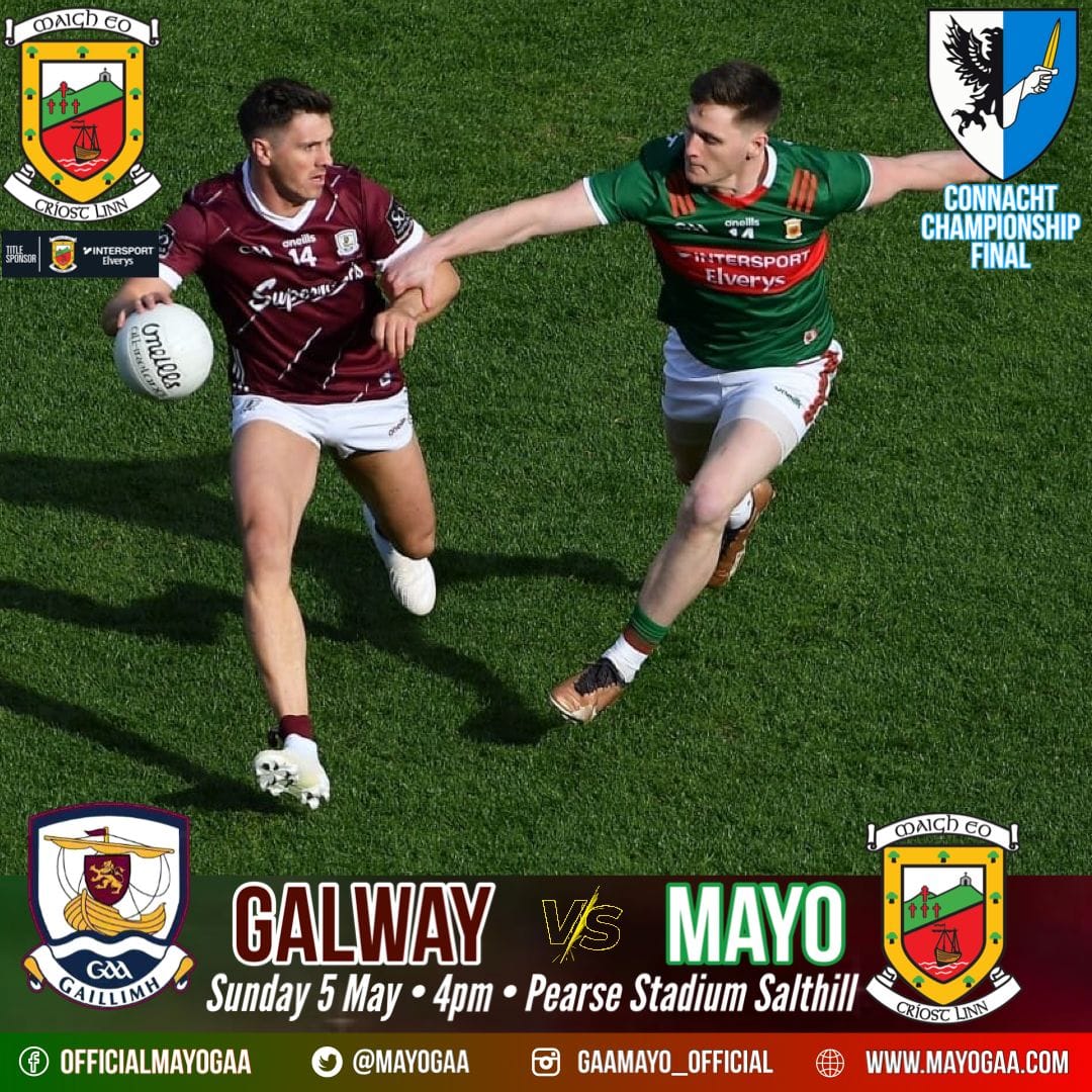 Best of luck to the @MayoGAA team and management in today's Connacht Final 💚❤️