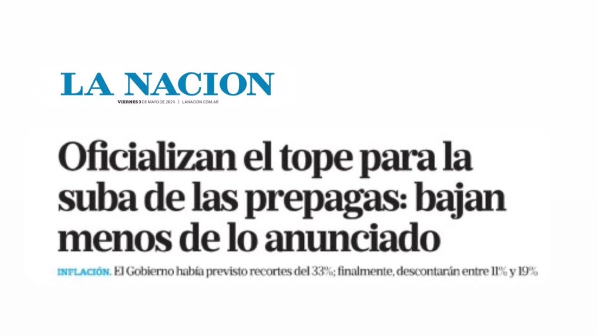 Otra estafa del gobierno. Prometió regular el precio de las prepagas de medicina, pero hoy nos enteramos que autorizó un aumento del 114%! Desde diciembre aumentaron de forma desmesurada representando hoy el 30% de un sueldo y dejando casi al 10% de usuarixs desvinculadxs.