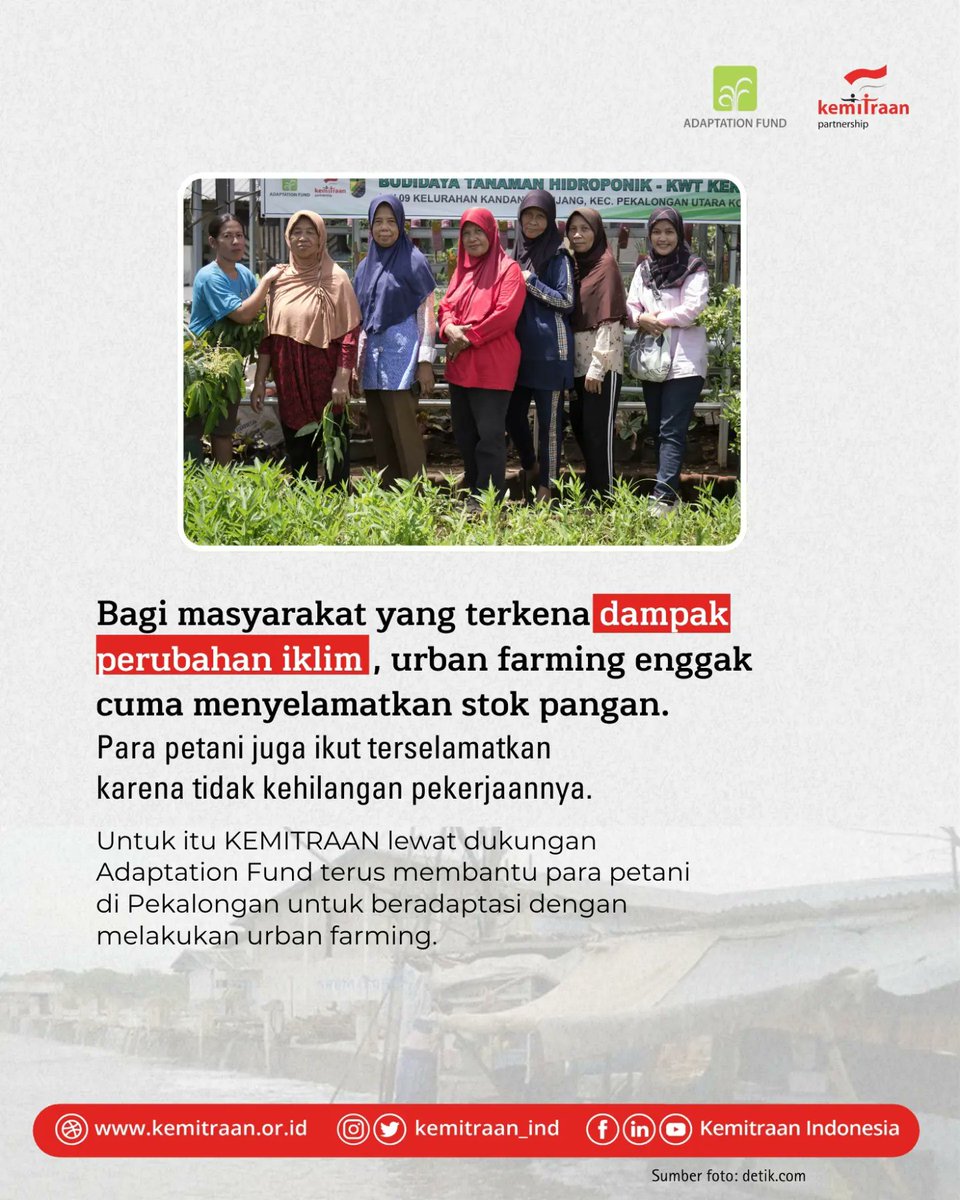 Salah satu efek perubahan iklim adalah hilangnya lahan pertanian. Ini terjadi di Kota Pekalongan, Jawa Tenggah Sebagian lahan pertanian di Kota Pekalongan terendam akibat naiknya permukaan air laut. Hal itu diperparah dengan turunnya permukaan tanah di Pekalongan karena masifnya