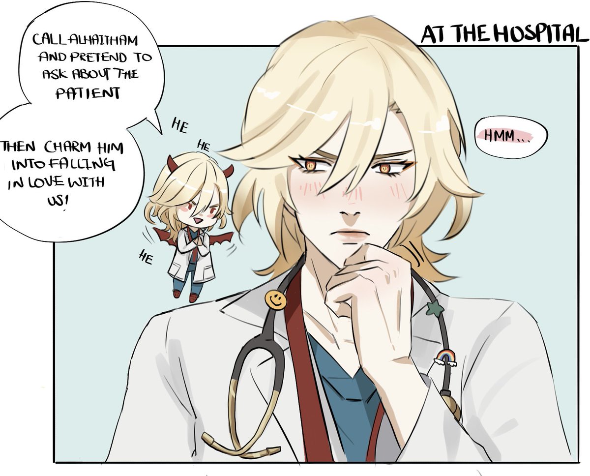 Sounds like a solid plan #haikaveh doctor AU