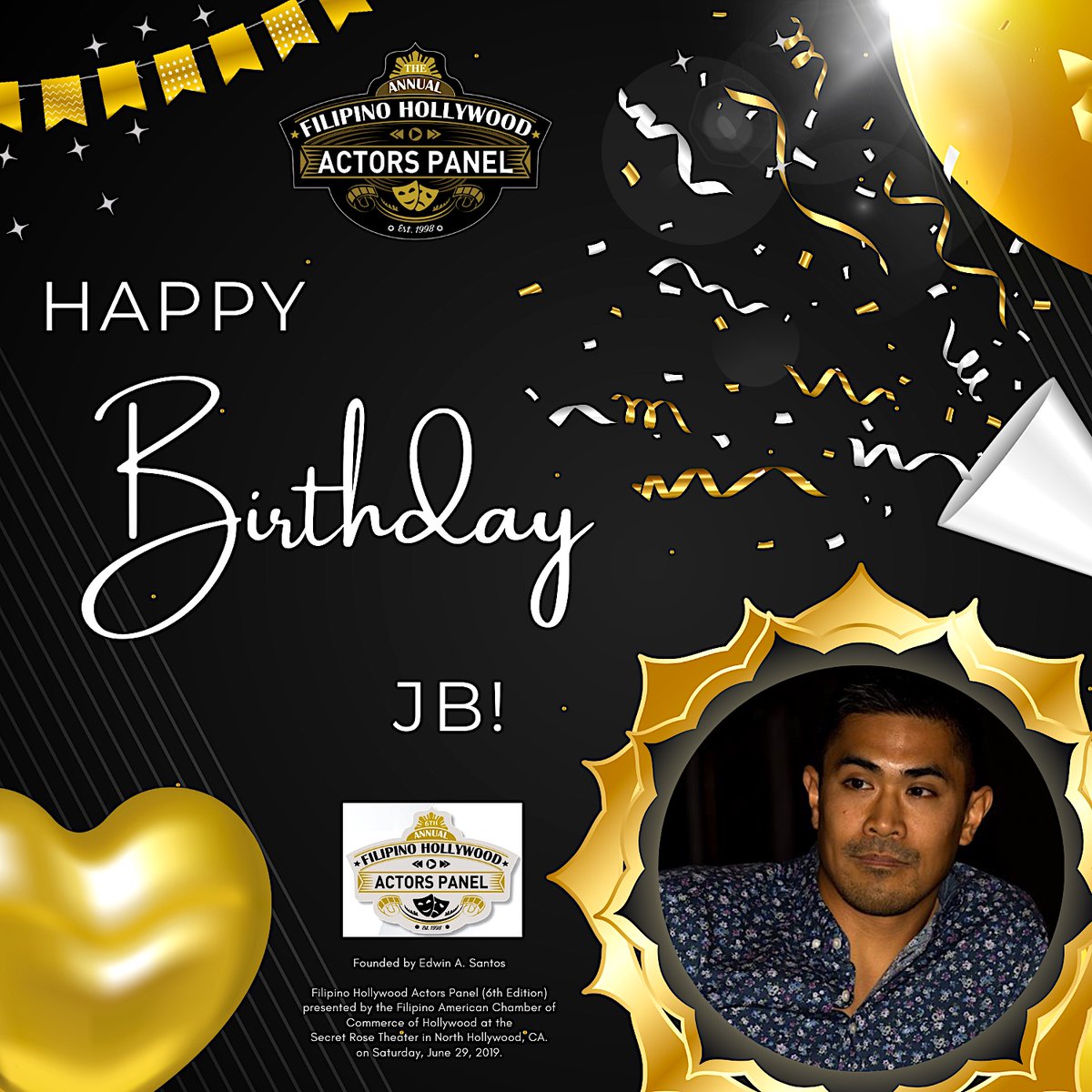 Happy Birthday (5/3) to JB Tadena ('The Cleaning Lady,' 'Kung Fu,' 'SEAL Team') the best and everything good in the year ahead! Watch 'The Cleaning Lady' Tuesdays on FOX. #FilipinoHollywoodActorsPanel #JBTadena #FilipinoHollywood #TheCleaningLady #RepresentationMatters