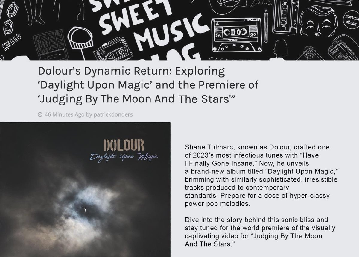 shanetutmarc's tweet photo. NEW ALBUM! NEW MERCH! NEW VIDEO!
🌘🌑🌒
Pre-order Daylight Upon Magic colored vinyl, CD &amp; merch combos on Bandcamp now! It’s the last #BandcampFriday til Fall (Link in comments)

And check out my chat with Netherlands-based #SweetSweetMusic &amp; the premiere of our new music video! https://t.co/CEvrqJXVN0
