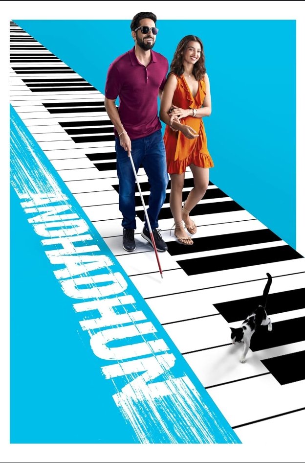 Here is the review of Andhadhun: First of all the movie was just a masterpiece man oh man Sriram Raghavan you did a great job 👍. Especially the climax was unbelievable I was just thinking that can Bollywood make such sort of stuff really great.