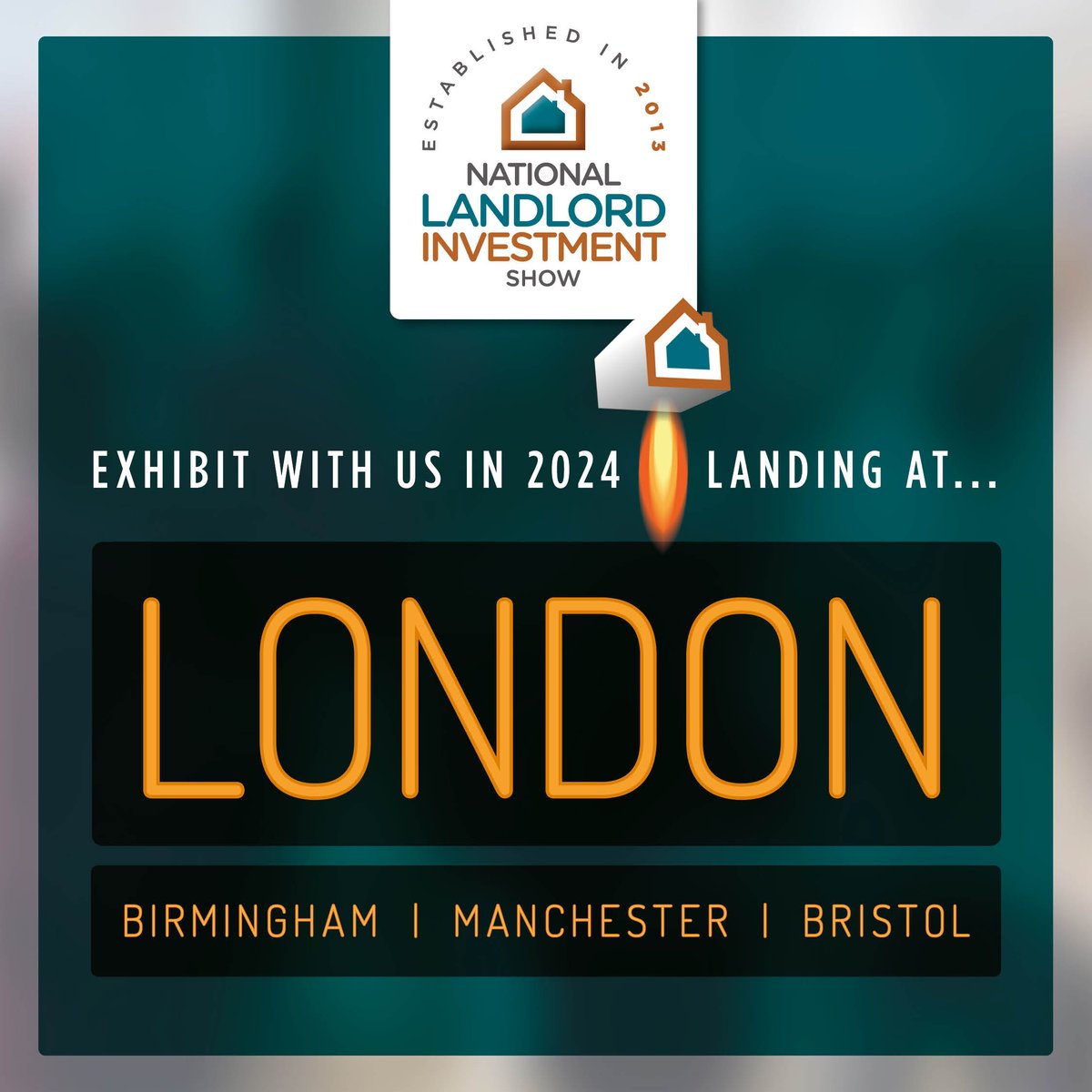 We have 5 remaining shows this year in Birmingham, London, Bristol & Manchester. If you're looking to showcase your business to 1000's of Landlords & Investors click here tinyurl.com/ywjnms6b to submit an exhibitor enquiry and a member of our team will be in touch 🏡