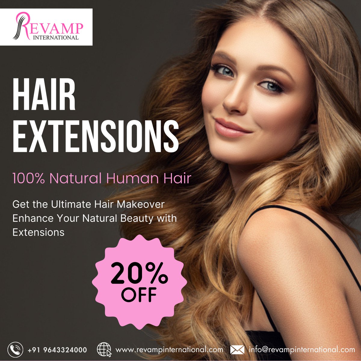 Experience the magic of real hair extensions!

Say goodbye to synthetic and hello to natural beauty!

We have stores in Delhi, Noida, Ghaziabad and Mumbai.

#realhairmagic #hairessentials #humanhairextensions #explorenow #humanhairextensions #hair #trending #Revampinternational