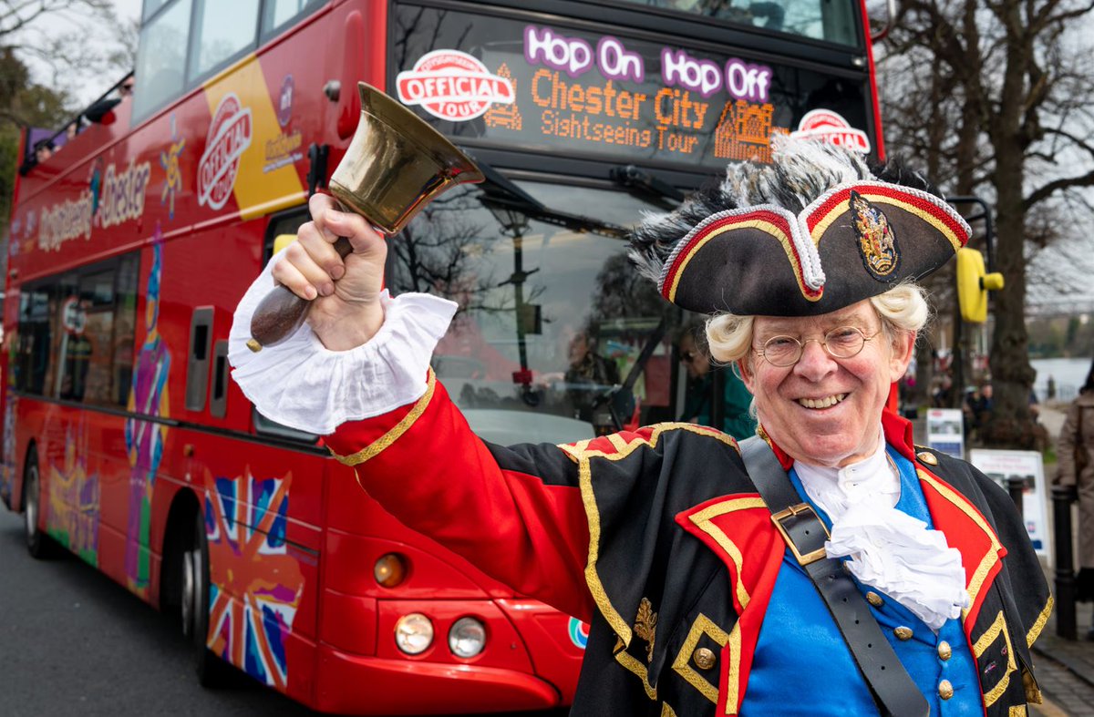 Oyez, Oyez!! Head to the city of #Chester this bank holiday weekend and see the historic sites from our open top bus tour! @VisitChester_ @VisitCheshire