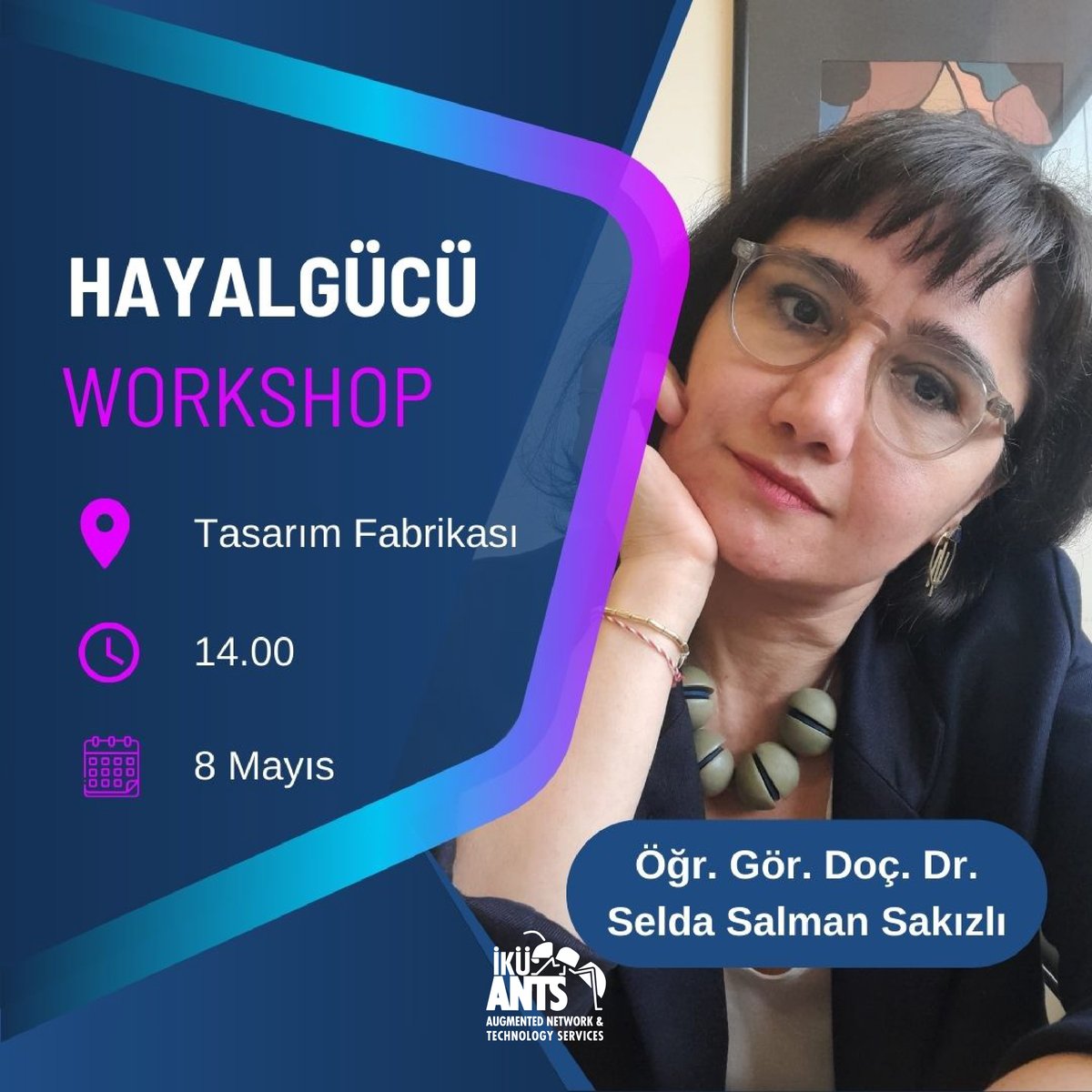 8 Mayıs Çarşamba günü 14:00’da Tasarım Fabrikası’nda Selda Salman Sakızlı ile Hayal Gücü Workshop’a katılmaya ne dersiniz? 🚀 Katılım için: forms.gle/h8a6xQVGH4htMd…