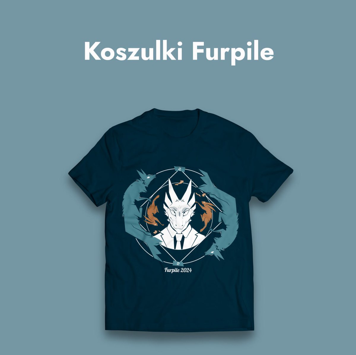 Wraz z drukarnią Kreatywni Studio nawiązaliśmy współpracę, aby dostarczyć wam oficjalne koszulki Furpile 2024!

Koszt jednej koszulki to 60 pln, można ją zamówić przez formularz furpile.link/form-koszulki do 6.05.2024 z odbiorem na konwencie.