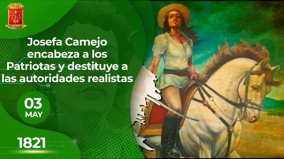 Josefa Camejo, heroína venezolana que en 1821 encabezó a los patriotas en la destitución de autoridades realistas, símbolo del papel fundamental de la mujer venezolana en la gesta independentista.