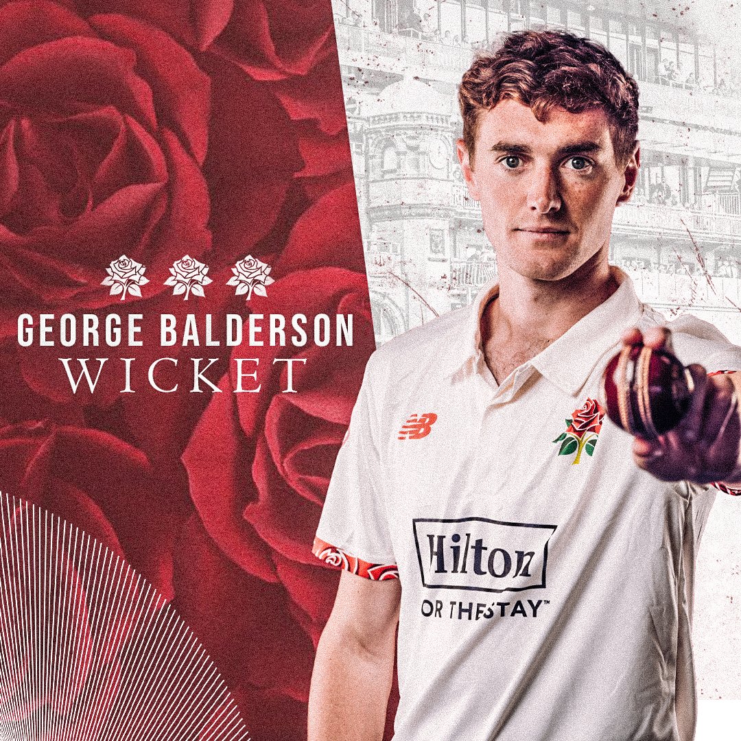 TWO FOR BALDERS! ✌

Another for @baldersongeorge as Bell-Drummond edges to Belly at third-slip!

67-3 (22)

Watch LIVE on #LancsTV! 💻➡ bit.ly/LANvKEN1

🌹 #RedRoseTogether