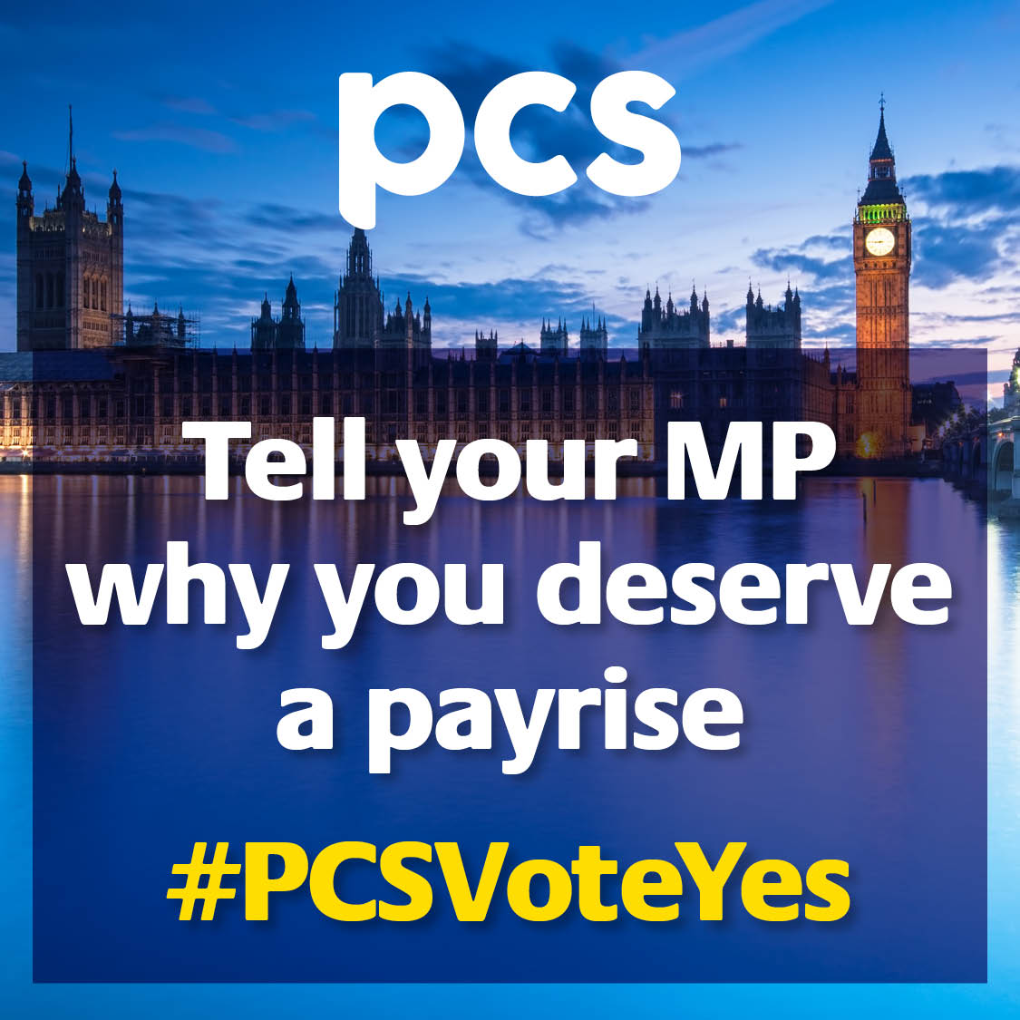 Use our quick and simple e-action to ask your MP to support our #PCS pay claim. Just enter your name, address and email address and the rest is done for you. pcs.org.uk/news-events/ne…