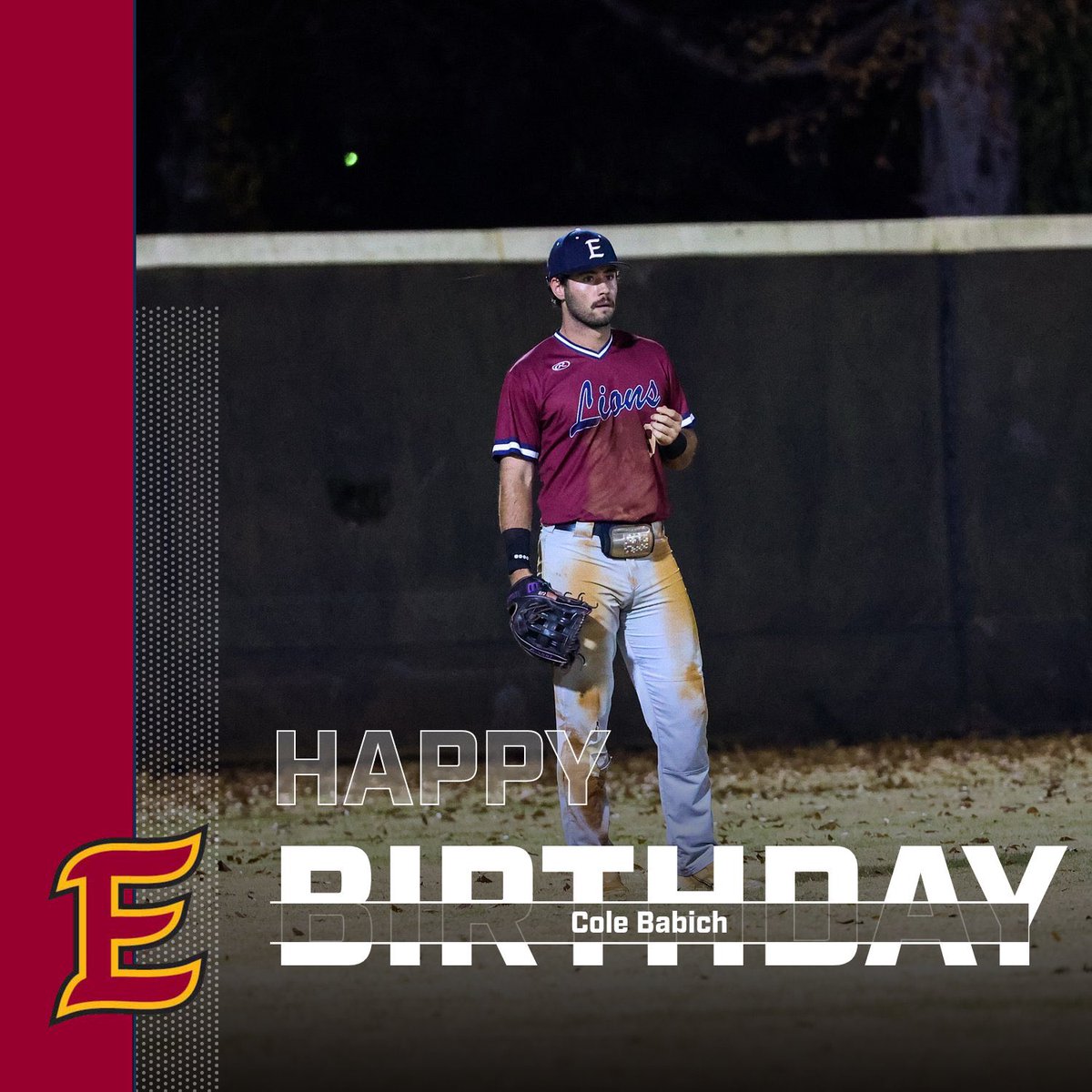 GAMEDAY on a Birthday 🎂🔥 Happy Birthday to OF Cole Babich 🎉‼️ Help us wish him a Happy Birthday as we match up with 1-seed North Greenville in a win or go-home game ⏰: 11:00 AM EST 🎥: conferencecarolinasdn.com #GoLions #EmmanuelBaseball