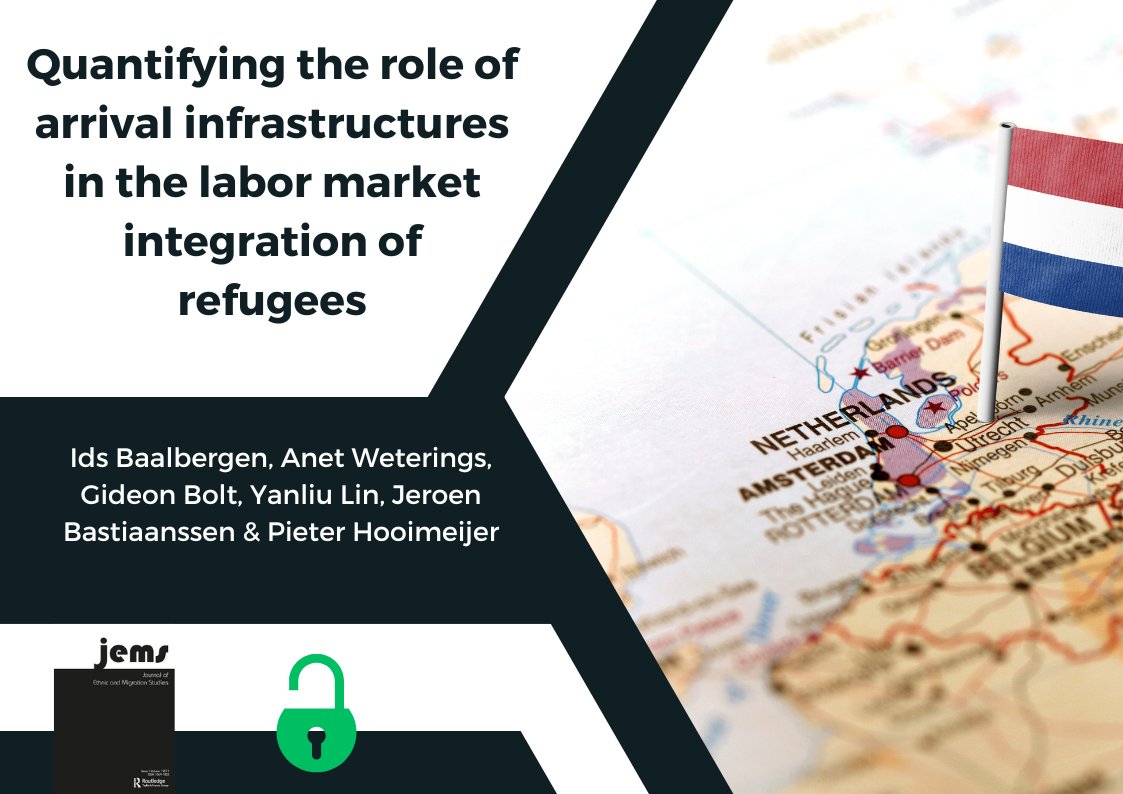 New #openaccess study from the Netherlands examines the role of arrival infrastructures in refugee employment by analyzing job access, neighborhood & enclave effects, and migration policies tandfonline.com/doi/full/10.10…
