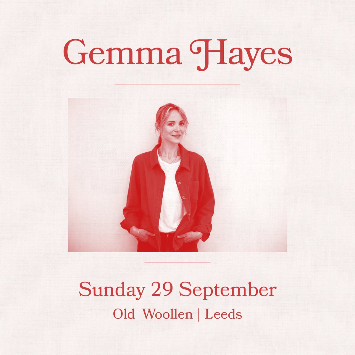 NEW SHOW - @gemma_hayes The Blind Faith Tour
~
🎟 tinyurl.com/5xv2bmbc
📍 #Farsley #Leeds