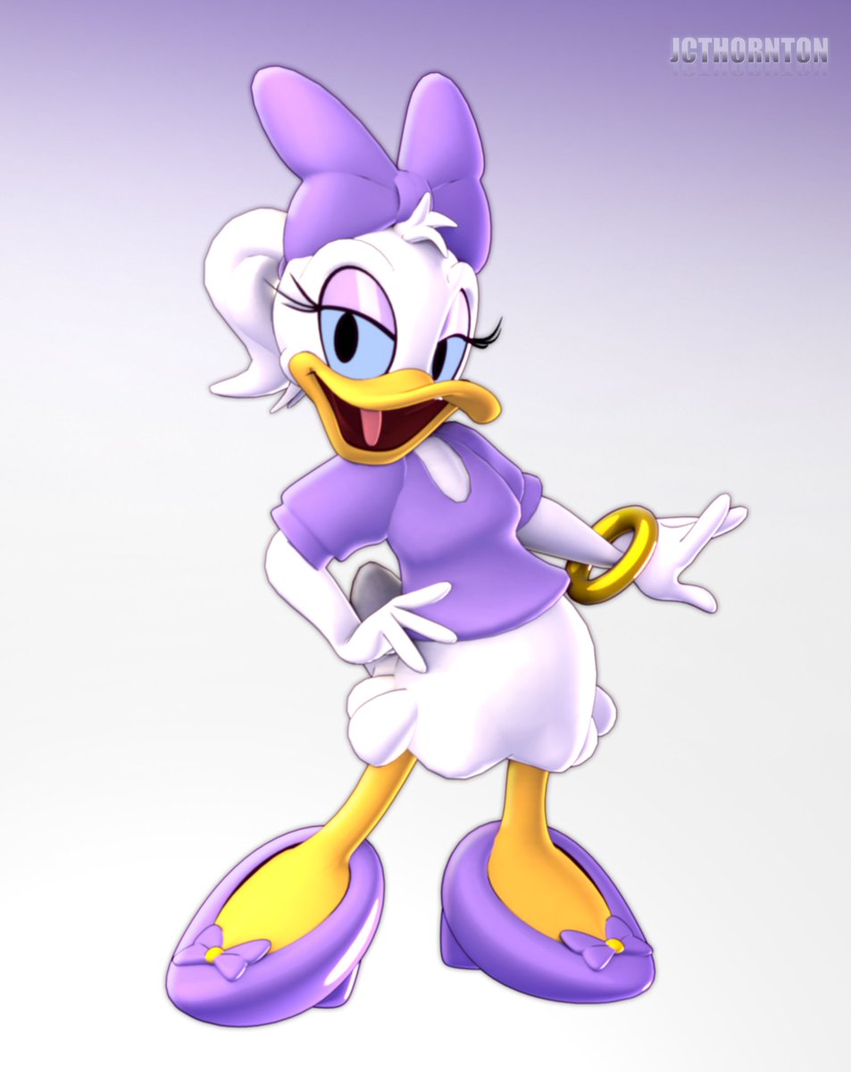 That Donald, what a trickster.

My 3D model of Daisy Duck from the Mickey Mouse series is complete!

#MickeyMouse #animation #Blender3D