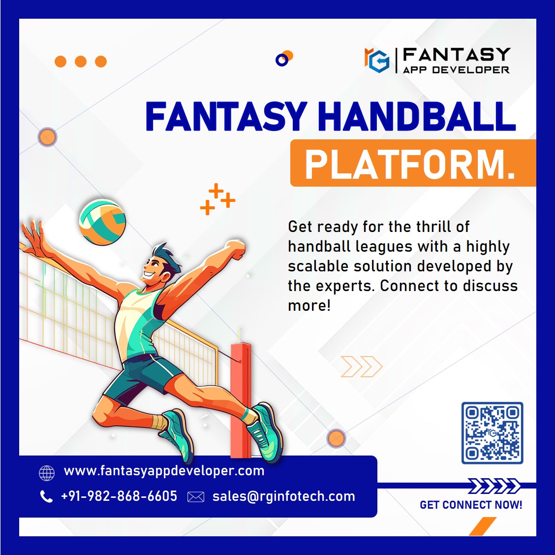Fuel your enthusiasm for #Handball with our highly scalable #FantasyHandball #Platform💯🔥

Connect with our #experts right away at +91-9828686605 📞 or DM @fantasyappdev for more details 🤟🔥

#fantasyappdeveloper #India #trending #appdevelopment #appdeveloper #TrendingIndia