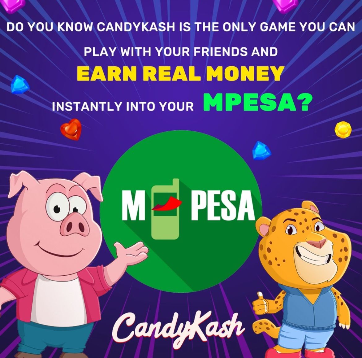 Get rewarded for your gaming prowess with Candy Kash! Play, win, and earn real money while having fun!