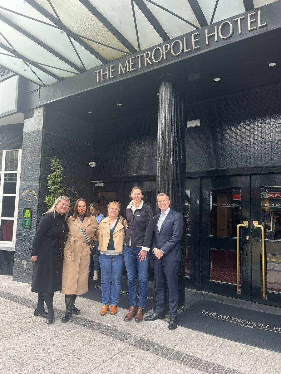 Delighted to take part in @Conference_Cork @pure_cork FAM trip yesterday and have some wonderful guests stay with us @MetropoleCork from @celtichorizon @travelbrendan and @alainntours #purecork
