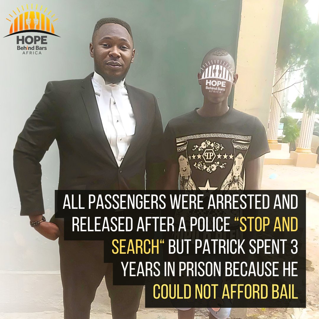 In January 2021, Patrick was travelling to Ebonyi state when his bus was stopped by the Police at a Checkpoint in Okada, Edo State and the passengers' belongings were searched. The Police officers claimed they found a Locally Made Gun in one of the travel bags and because of