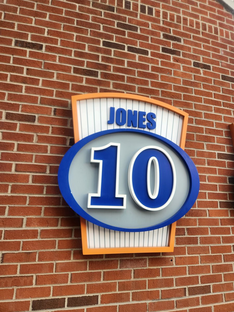 Today's #MiLBCoD is Classic Best 1993 Fisher Stars of the Future @DurhamBulls Chipper Jones @RealCJ10. Taken at Chipper's retired number at DBAP. Legend.

Tell me your favorite story about the player, team, ballpark, etc. Especially if it is MiLB. 

RTs appreciated.
