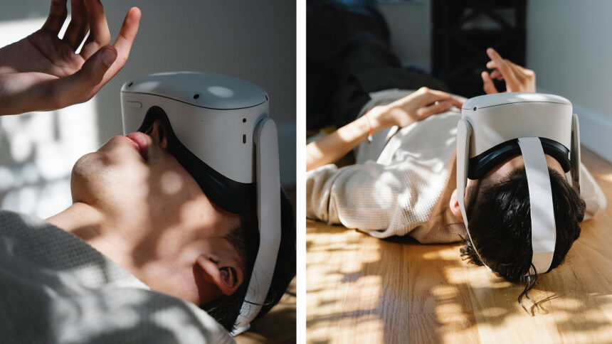 Meta Quest's lying down mode is a game changer for me #VRHeadset #VRGames Read here: virtualrealityheadsets.info/2024/05/03/met… virtualrealityheadsets.info/wp-content/upl…