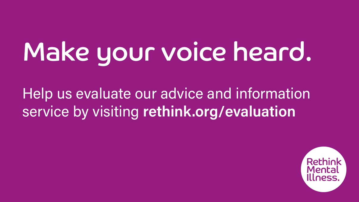 💬 Our advice and information is viewed millions of times each year. It's an essential part of our work. We want to hear from you to help us develop it. Get involved in the evaluation today 👉 rethink.org/evaluation