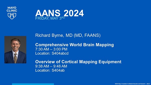 Help us kick off day one of #AANS2024 by joining Rich Byrne, MD this morning! @AANSNeuro @Richbyrne37