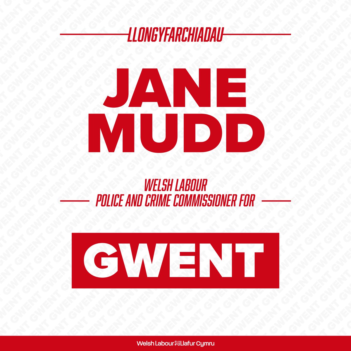 Welsh Labour HOLD. Congratulations to @jane_mudd, who has been elected as the Welsh Labour Police and Crime Commissioner for Gwent.