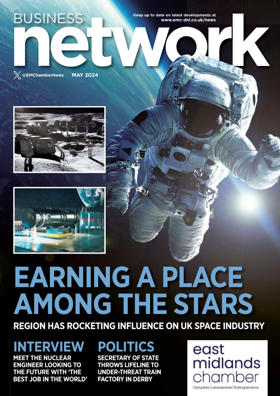 🪐 The May issue of Business Network magazine is out now >>> tinyurl.com/3udv8m9d This month’s edition focuses on the region’s space sector and highlights include the Big Interview with @RollsRoyce, the Focus Feature featuring @SpaceParkLeic and much more.