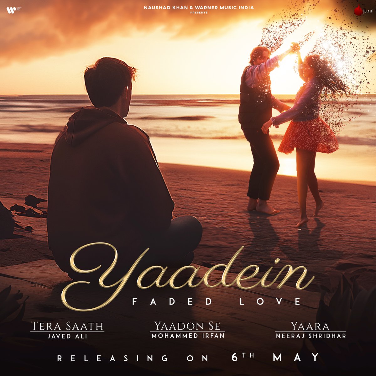 Unlock the vault of emotions with 'Yaadein' 🎵💭, an EP, that encapsulates the essence of lost love through 3 soul-stirring tracks. Releasing eon 6th May. #IndieMusicLabel #Yaadein @naushadkhanepos @javedali4u @neerajvikings @ManishSSharmaa @WarnerMusicIN @JamRokr