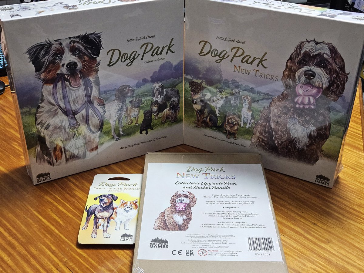 Excited to try playing #DogPark tonight!
#TabletopGames #BoardGames