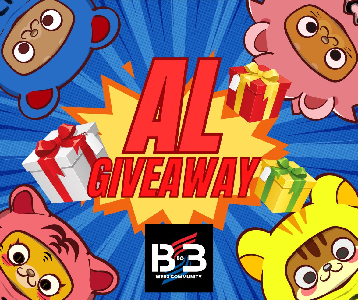 🎁Bto3の1stコレクション確定AL2を6名様に #Giveaway🎁

🎉0.025ETH→0.023ETH

✅Follow+RP+❤
<a href="/B_to_3/">Bto3 〜Web3 Community〜</a>
<a href="/yuti_nft/">ゆち☆</a>
<a href="/SamuraiGuildNFT/">【公式】Samurai Guild Games</a> 
✅Join
discord.com/invite/bto3

⏰48h

📍SBIグループが運営
📍1st保有者は2ndの #FreeMint も
📍NFTを通して全国各地で使える割引サイトを提供予定

#Bto3 #PR