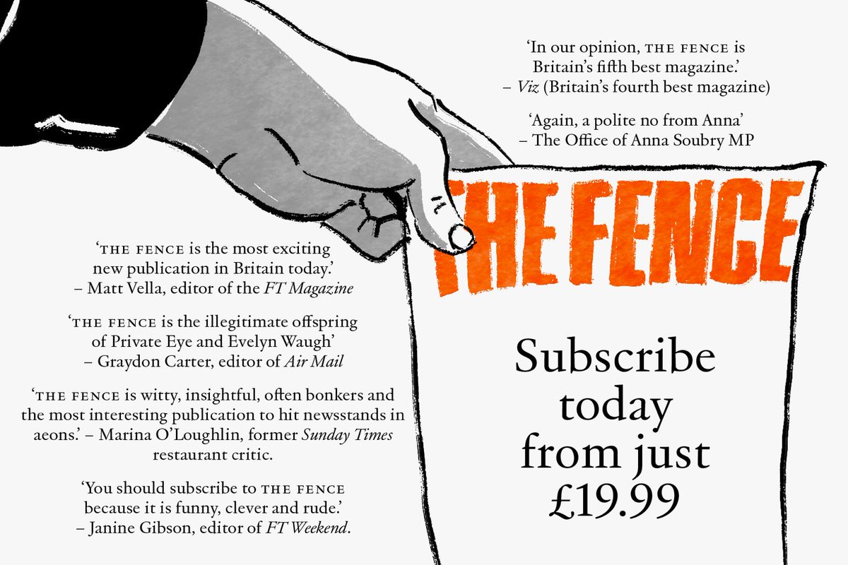 Sign up for the UK's Only Magazine the-fence.com/subscribe