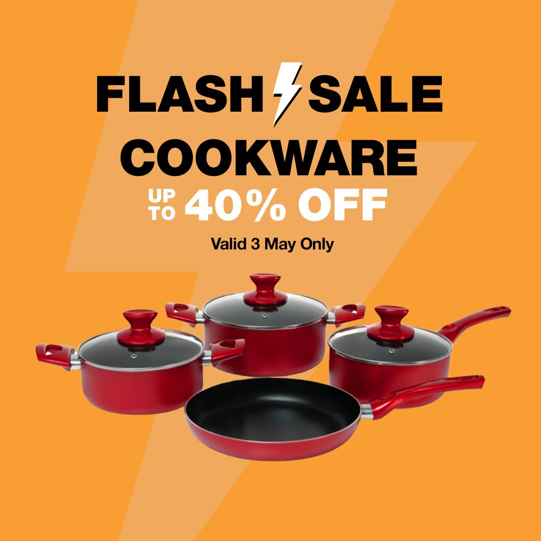 🍳🔪Save on top-quality pots, pans, utensils & more. Don't miss out - upgrade your kitchen today! bit.ly/3UdIyZW #Cookware #KitchenEssentials #Savings