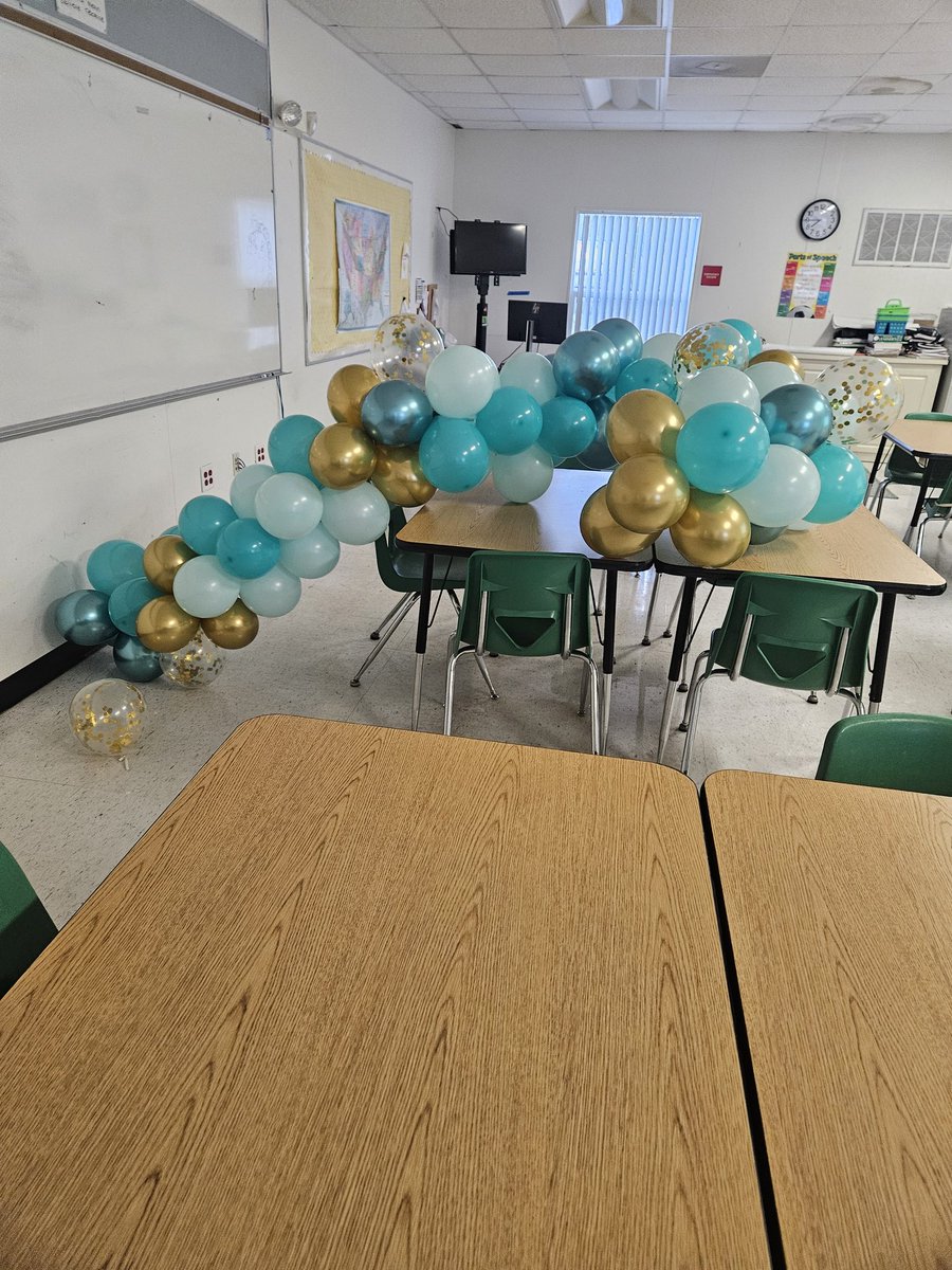 OMG. Tomorrow is my birthday. The first student who walked in today came early with these flowers and balloons and is decorating my classroom. 😭😭😭😭😭😭😭😭😭😭😭😭