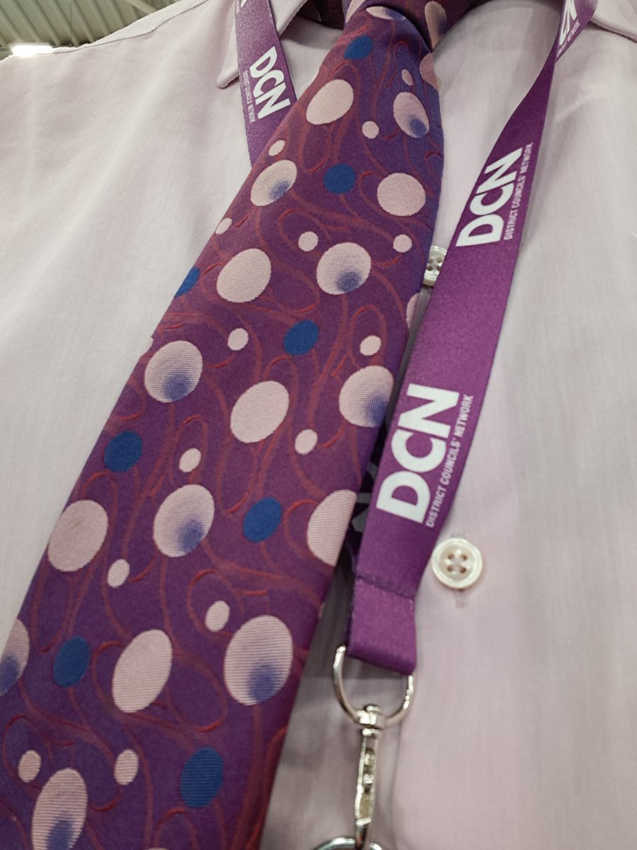 Hope that @districtcouncil colleagues will be happy to see the conference lanyard appearing at today's #LocalElections2024 count. Other #localgov representative bodies are available! 😉