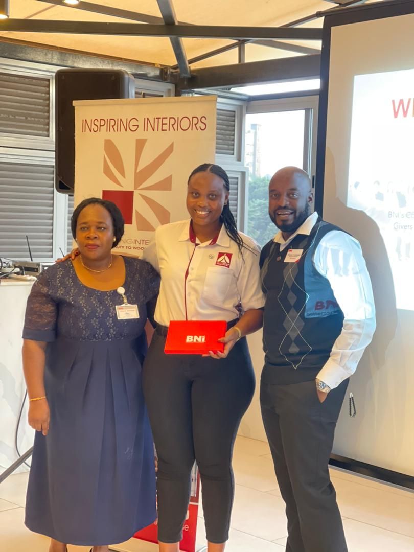 bni_ug51378's tweet photo. A new member got inducted today! Welcome Michelle #HillCrestInsuranceBrokers https://t.co/7OPZOWRM5I
