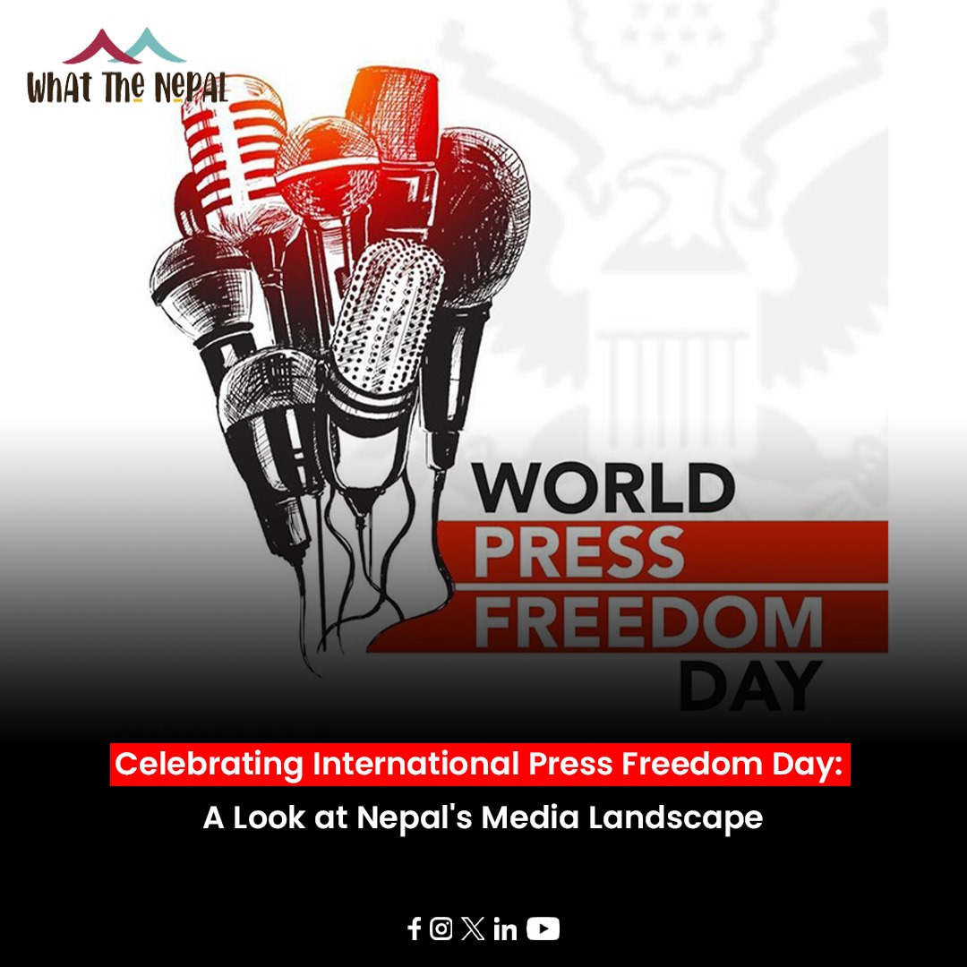 𝐂𝐞𝐥𝐞𝐛𝐫𝐚𝐭𝐢𝐧𝐠 𝐈𝐧𝐭𝐞𝐫𝐧𝐚𝐭𝐢𝐨𝐧𝐚𝐥 𝐏𝐫𝐞𝐬𝐬 𝐅𝐫𝐞𝐞𝐝𝐨𝐦 𝐃𝐚𝐲: 𝐀 𝐋𝐨𝐨𝐤 𝐚𝐭 𝐍𝐞𝐩𝐚𝐥’𝐬 𝐌𝐞𝐝𝐢𝐚 𝐋𝐚𝐧𝐝𝐬𝐜𝐚𝐩𝐞

Read More: whatthenepal.com/.../celebratin…

#nepal #WorldPressFreedomDay #Nepal #PressFreedom #MediaLiteracy #DigitalRights   #Whatthenepal